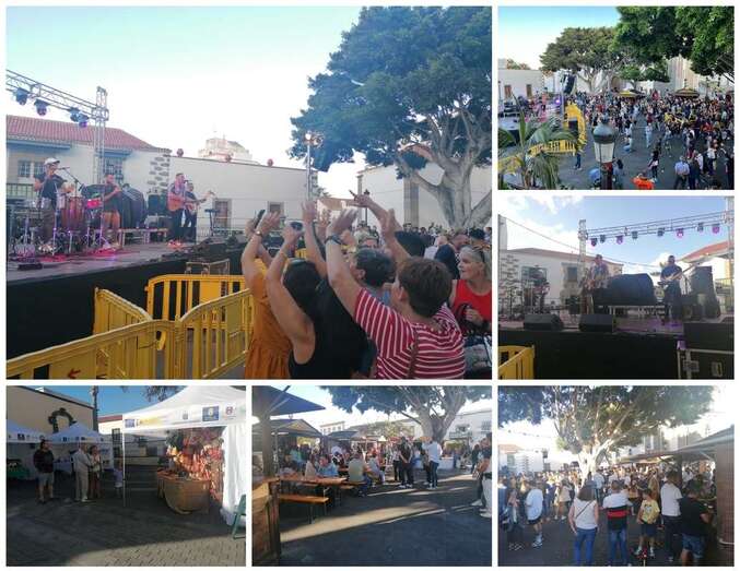 Imágenes captadas hace unos minutos en la plaza de San Juan de Telde/TA.